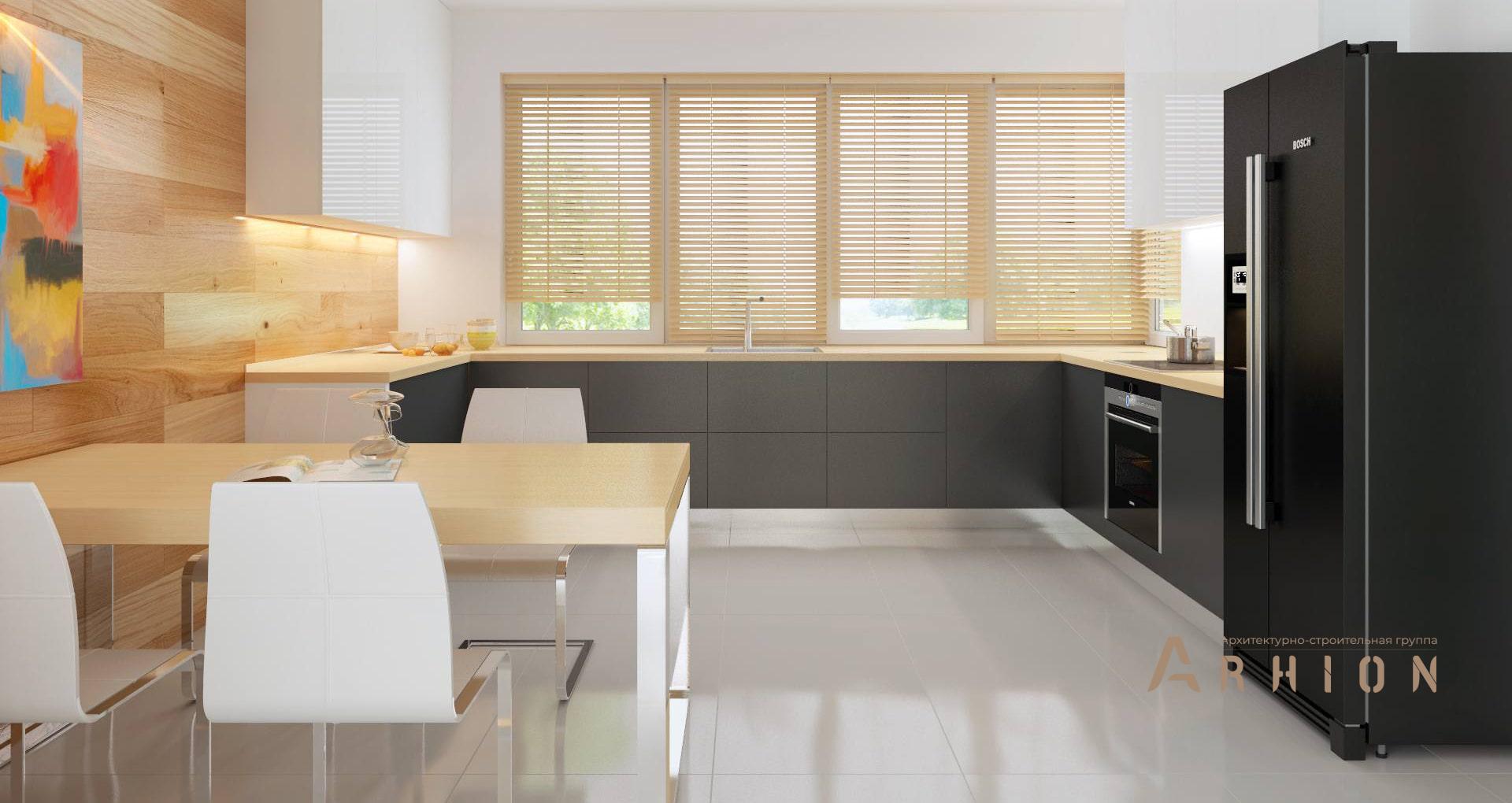 4. Проект двухэтажного дома в стиле хай-тек с плоской кровлей , Zx114, площадью - 219 кв c терассой, балконом, гаражом